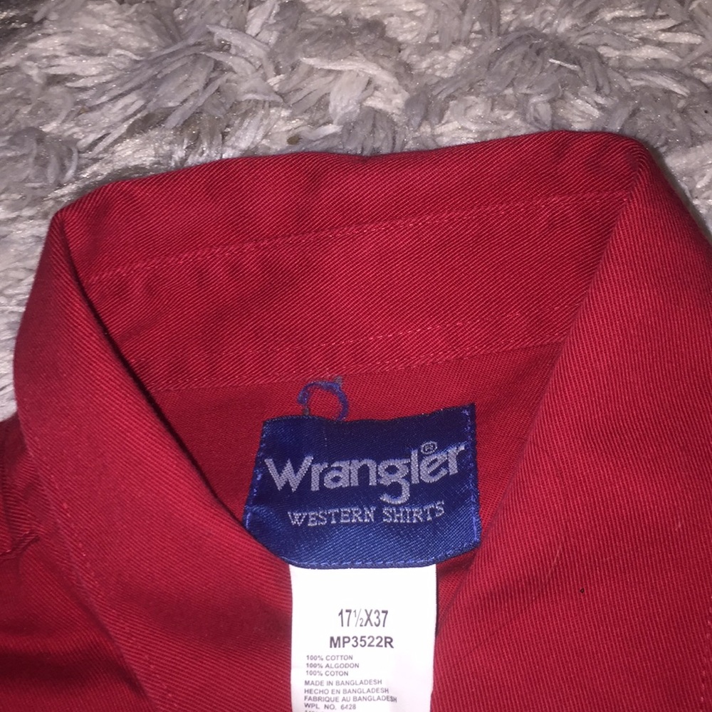 wrangler button up - Picture 2 of 2